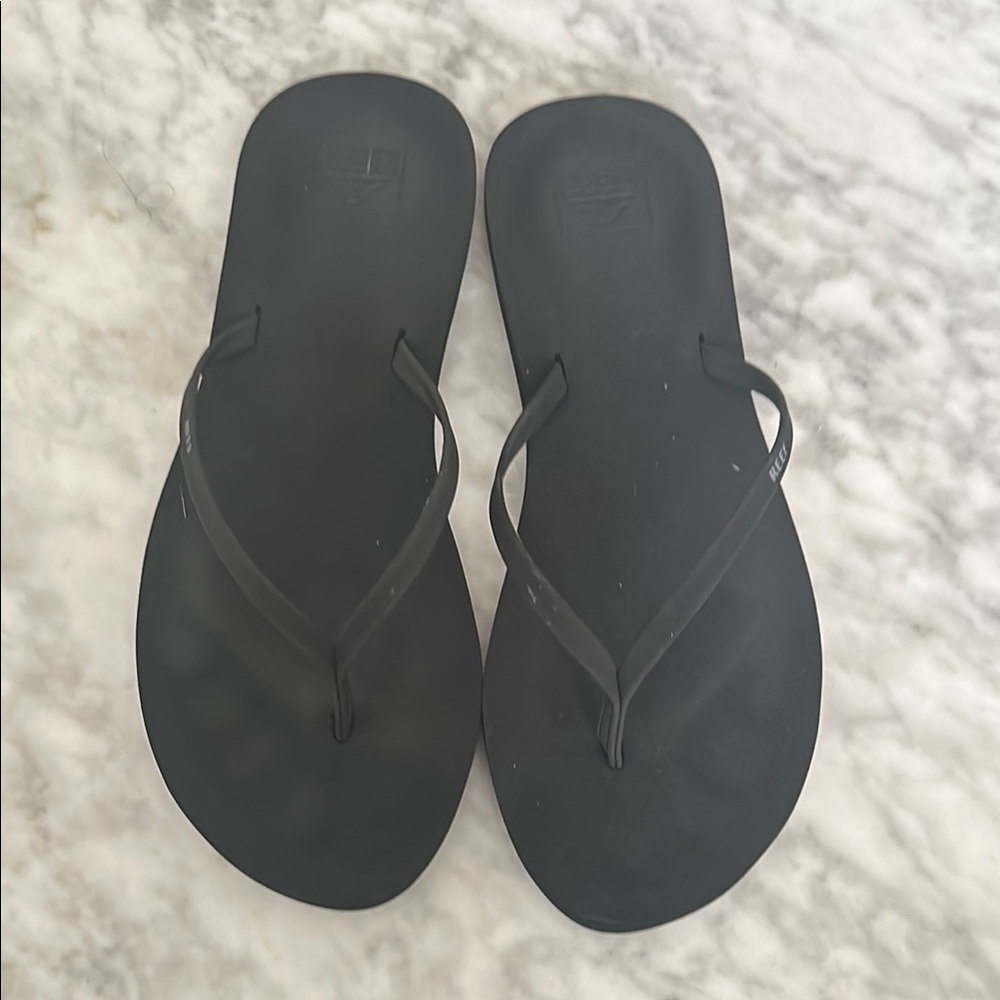 Reef Black Flip Flops